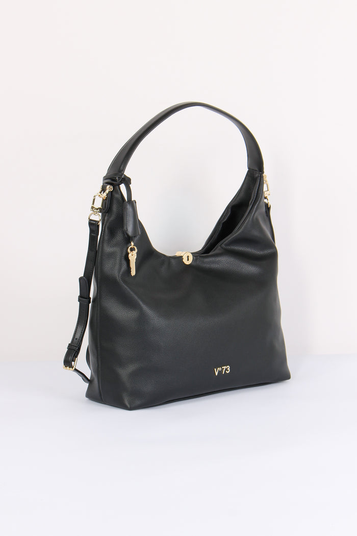 Keira Hobo Grande Tracolla Nero-8