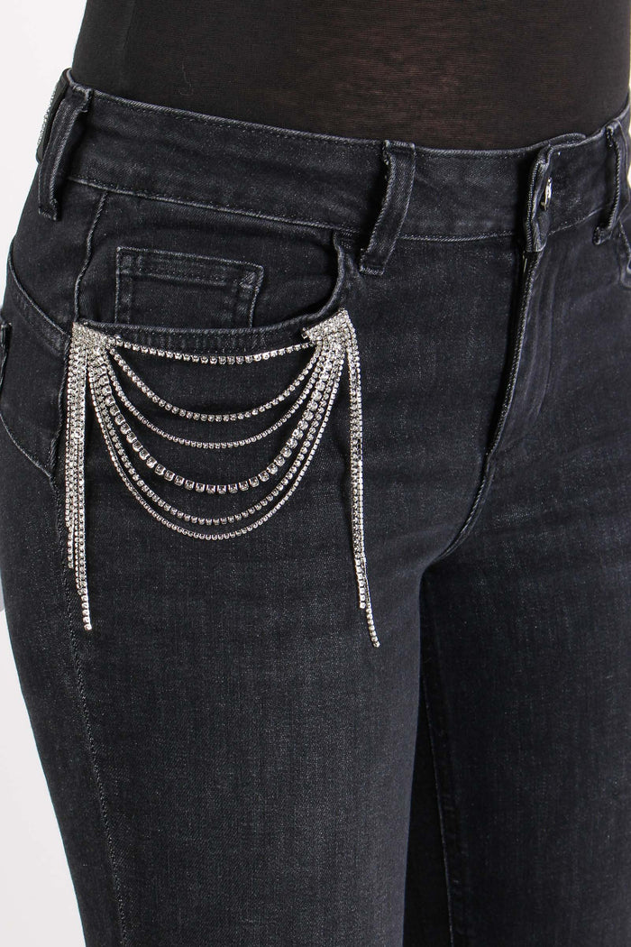 Denim Monroe Spilla Tasca Denim Black-8