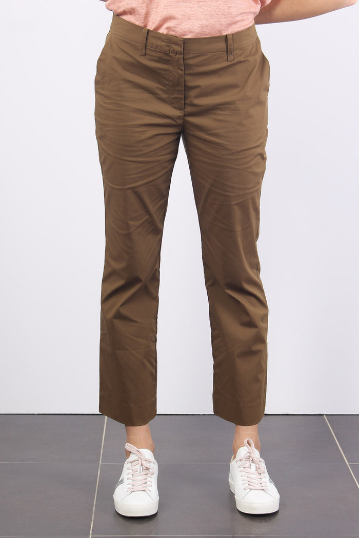 Pantalone Tasca America Cotone Mud-9