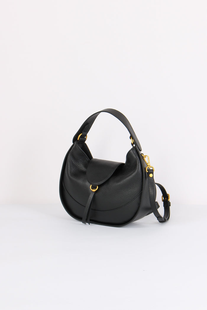 Edith Hobo Small Patta Nero-2