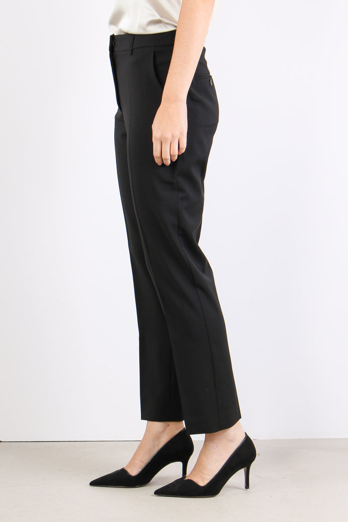 Canon Pantalone Fresco Lana Nero-6