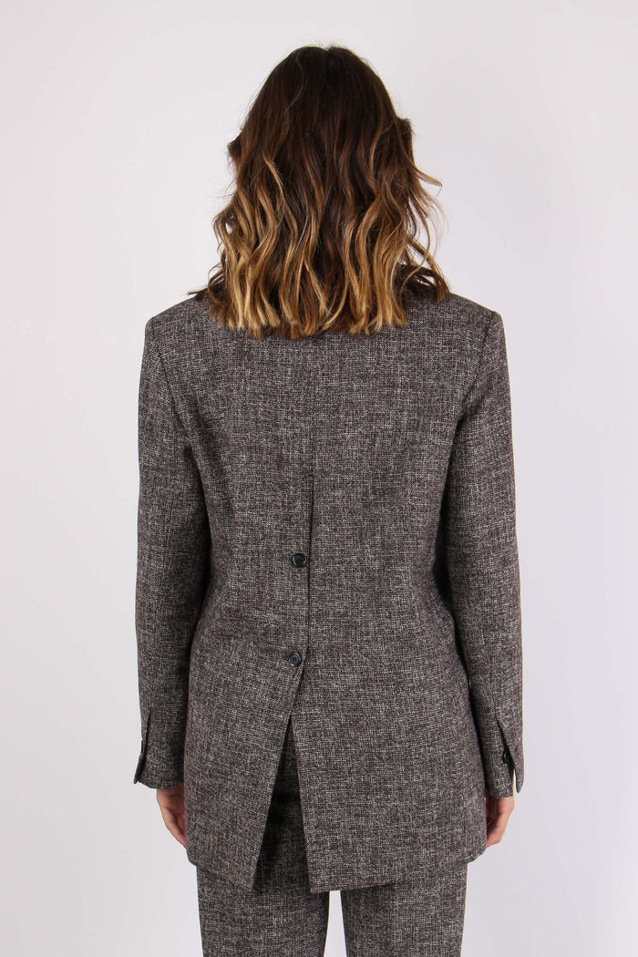 Gnocchetto Giacca Doppiopetto Nero/marrone-5