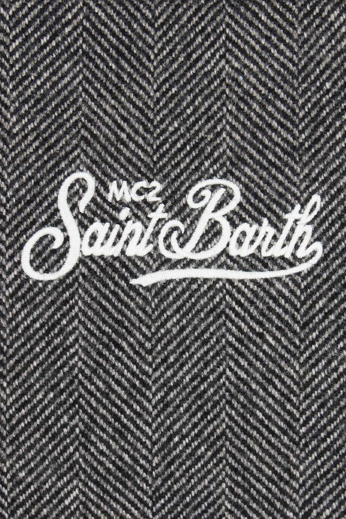 Borsa Tracolla Spinata Nero/bianco-8