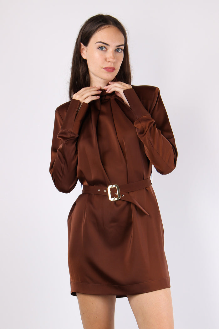 Abito Raso Cintura Brown-2