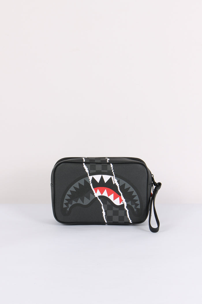 Pochette Center Rip Check Nero-3
