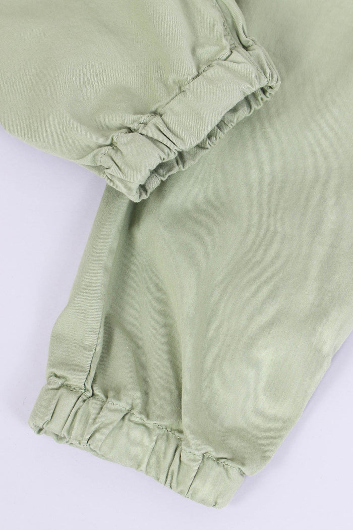 Pantalone Coulisse Fondo Verde-5