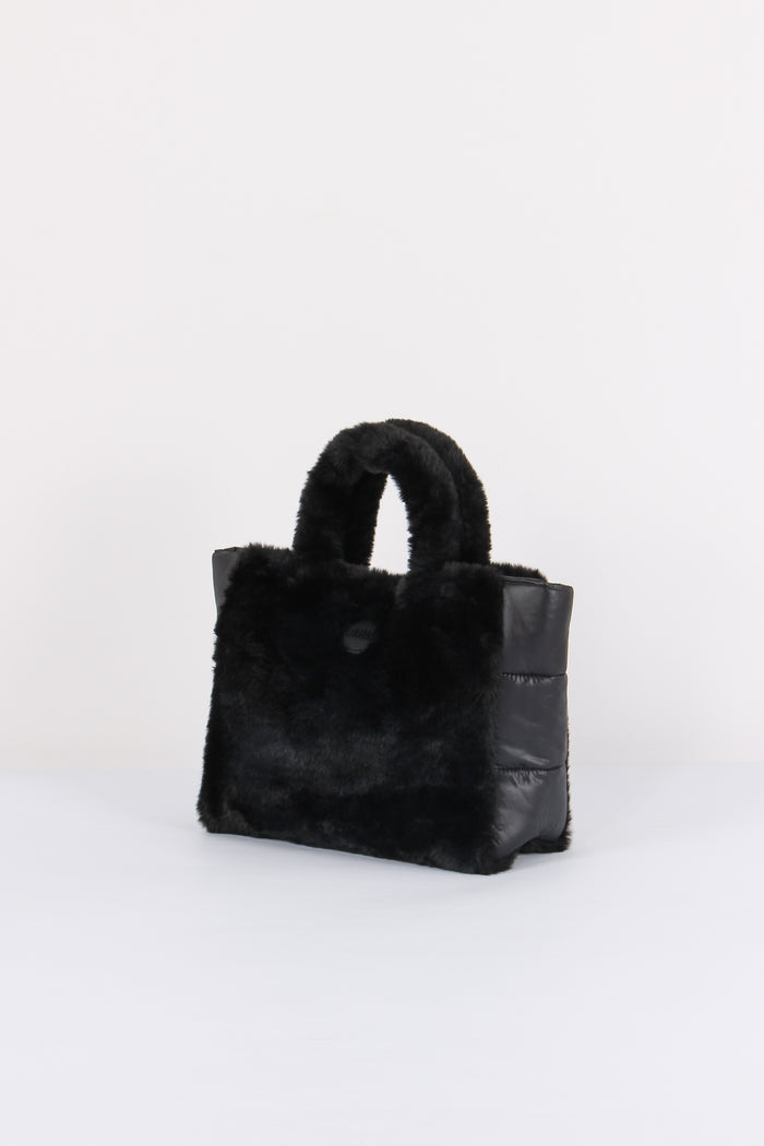 Shopping Ecopelliccia Nero-2