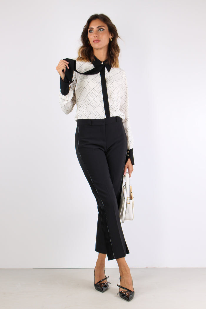 Pantalone Banda Smoking Nero