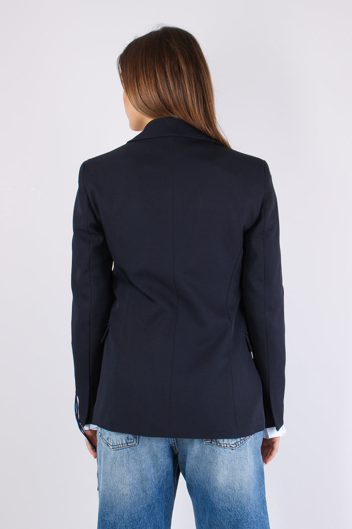 Giacca Patch Pizzo Blu-6