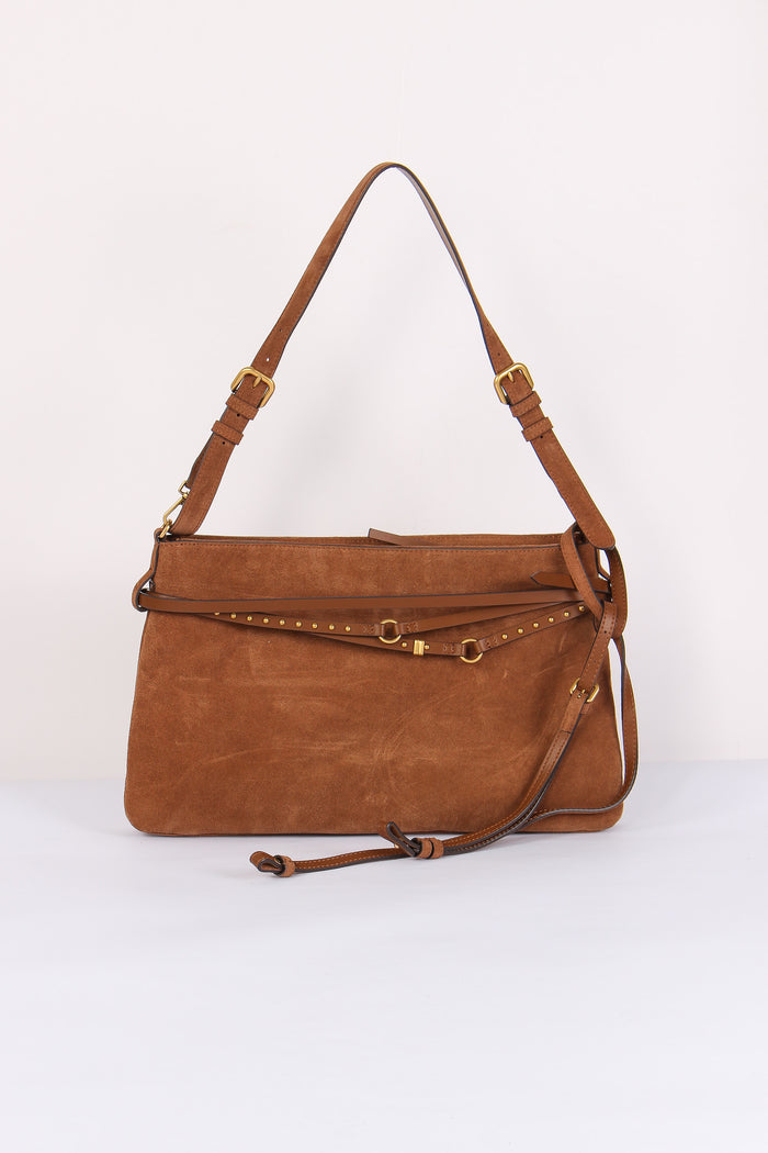 Belt Bag Suede Marrone-3