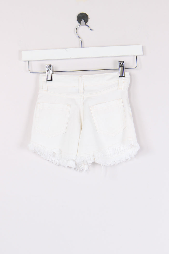 Short Denim Sfrangiato Unica-2