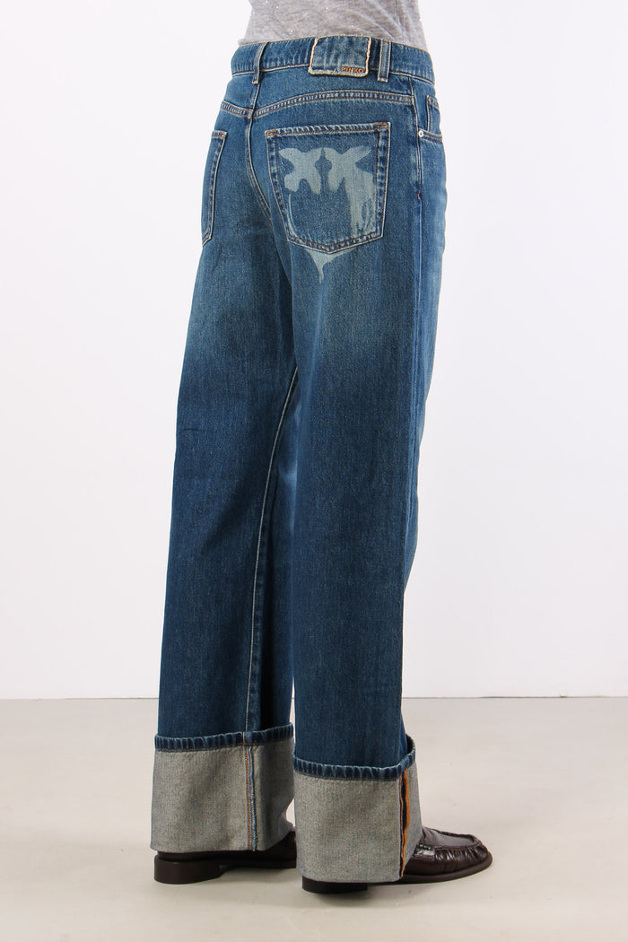 Wanda Denim Wide Leg Denim Medio-7