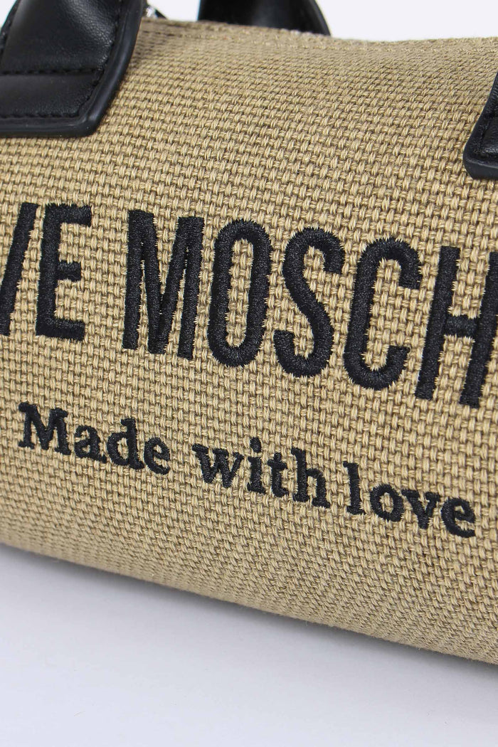 Bauletto Logo Canvas Oro-6