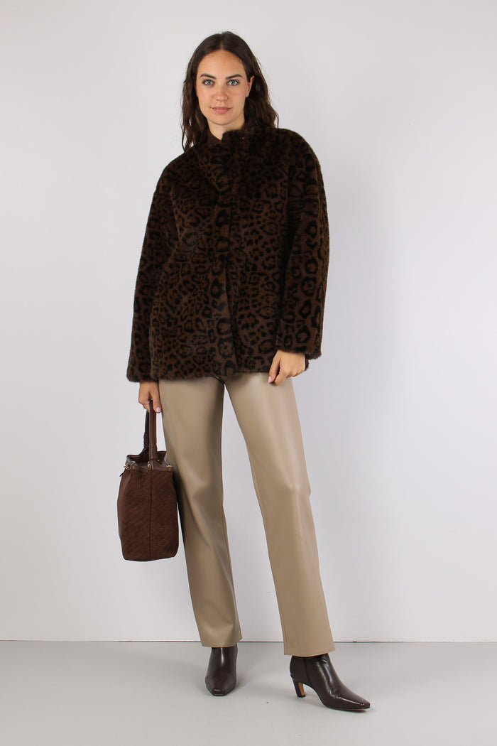 Mlsmacro Ecopelliccia Jacquard Macula-3