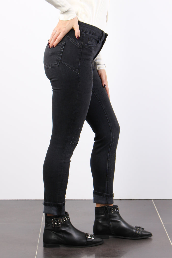 Jeans Monroe Gamba Strass  Denim Grey Match-4