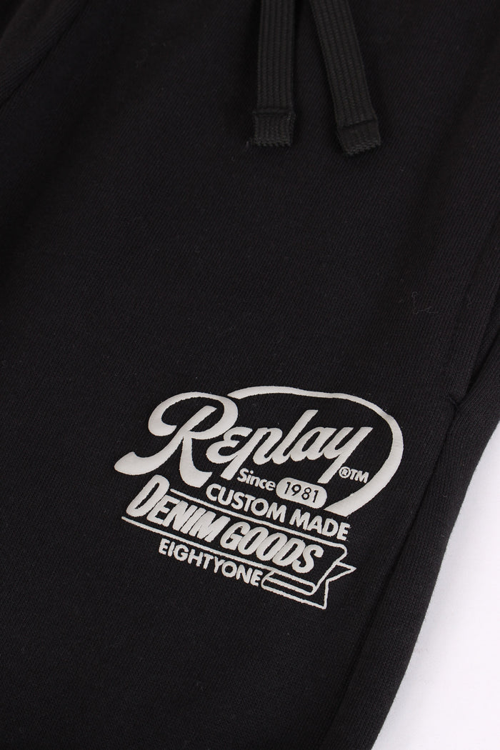 Pantalone Felpa Nero-5