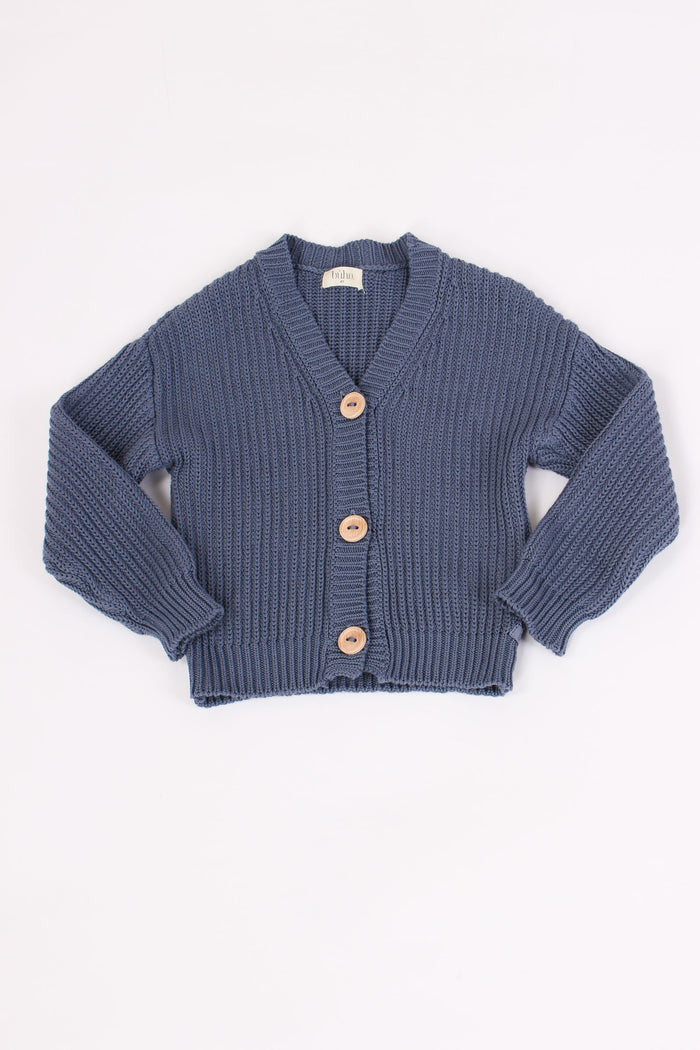 Cardigan Costa Blue Stone-3