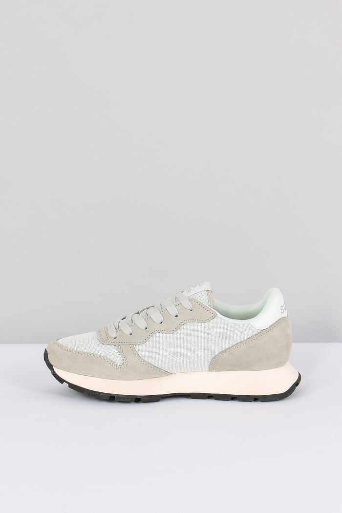 Sneakers Ally Glitter Textile Argento-9