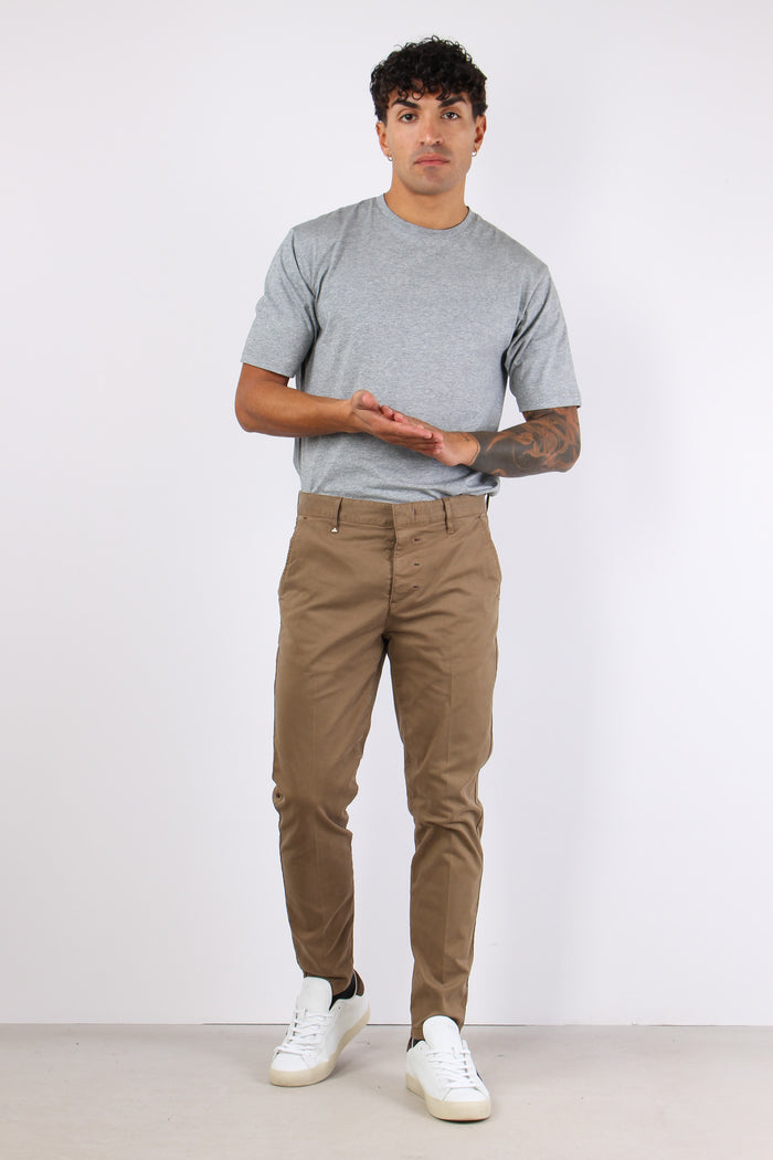 Pantalone Cropped Taschino Cammello