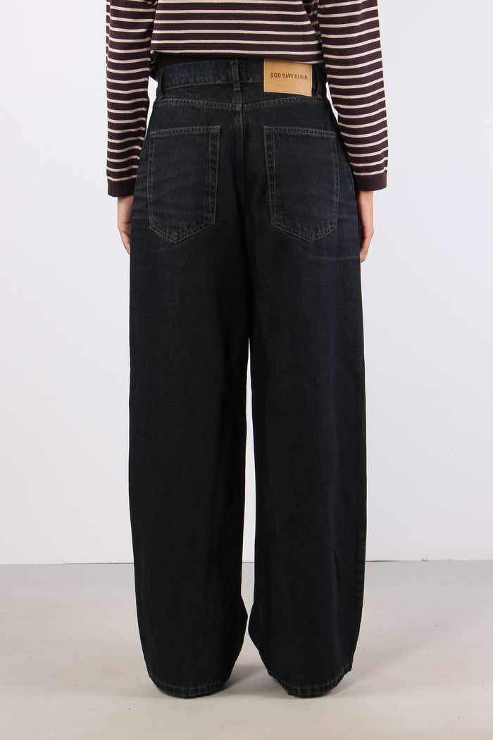 Zefiro Slouhy Denim Denim-4