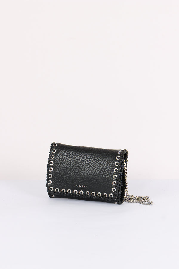 Tracollina Occhielli Strass Black-2