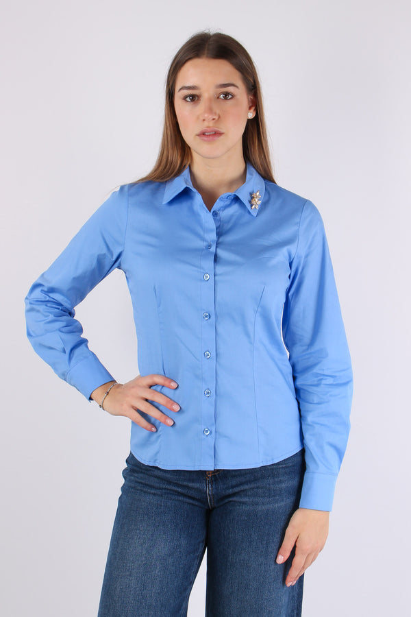 Camicia Slim Azzurro-2