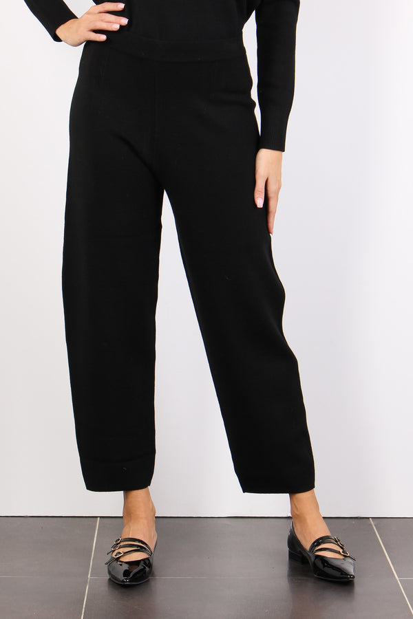 Dula Pantalone Maglia Nero-2