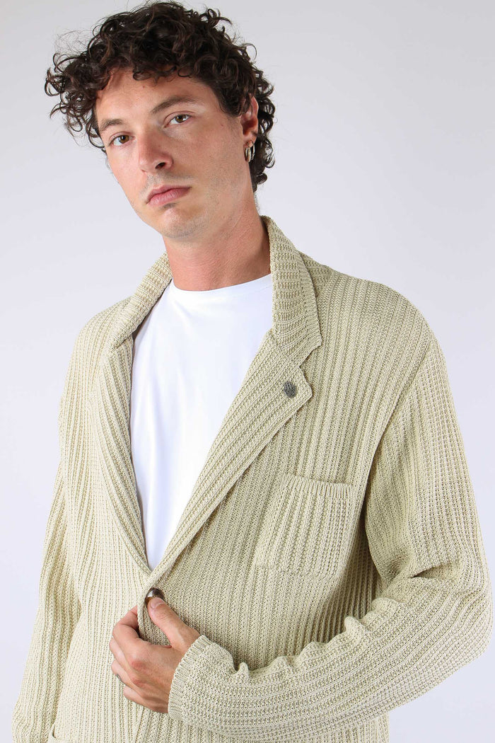 Cardigan Maglia Beige-7
