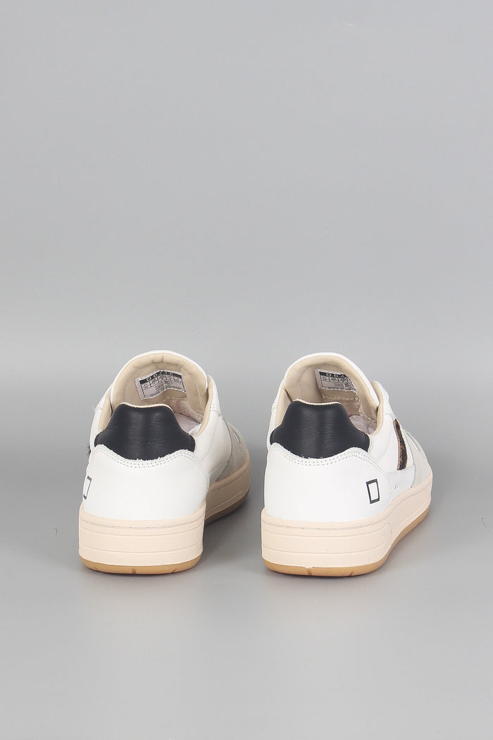 Sneaker Nylon Court 2.0 White/leopard-3