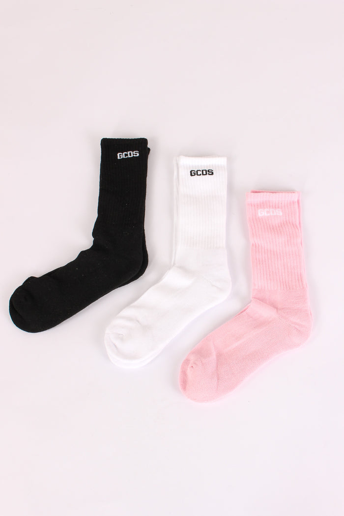 Calzini Logo White/pink/black