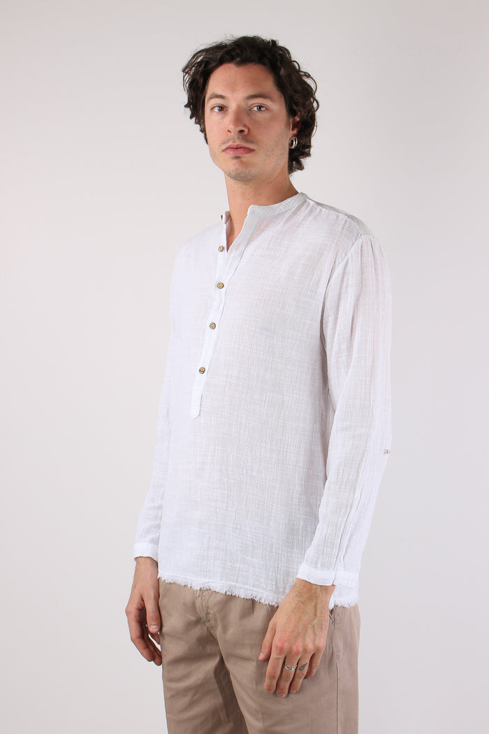 Camicia Serafino Kaftano Bianco-3