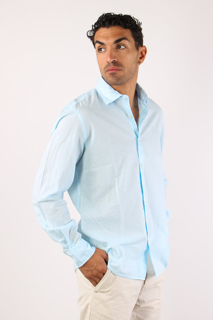 Camicia Mussola Azzurro-3