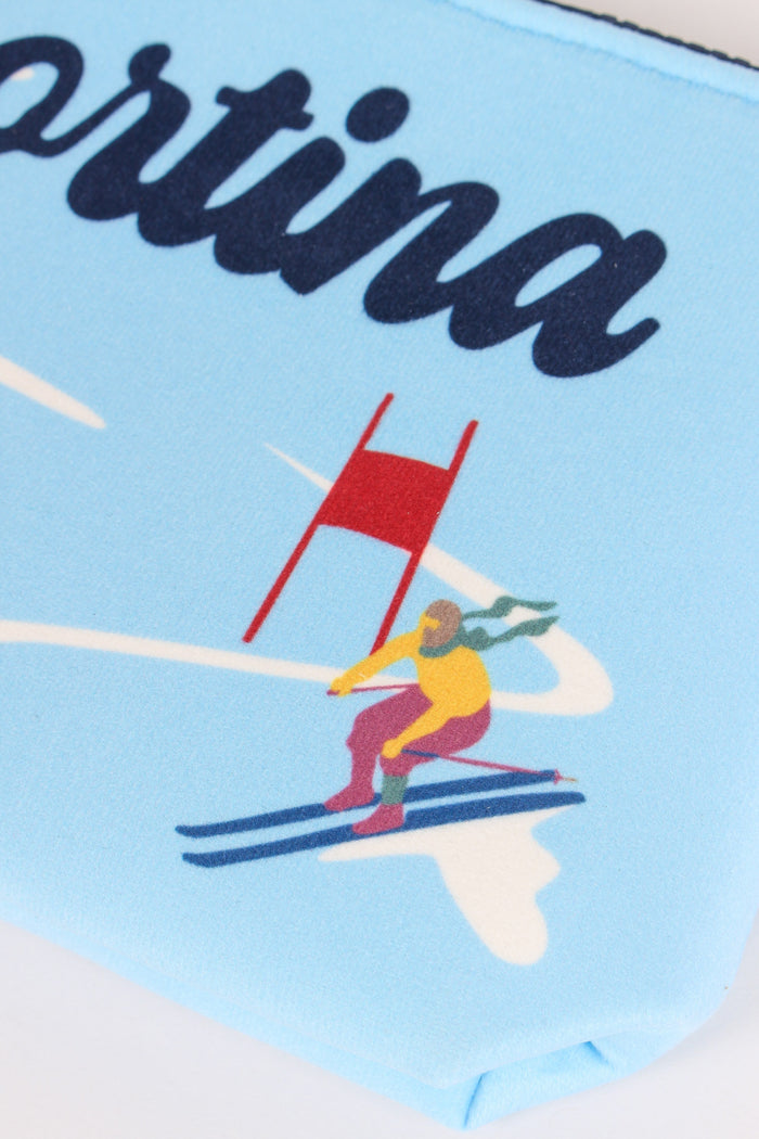 Pochette Cortina Ski Race Azzurro-6