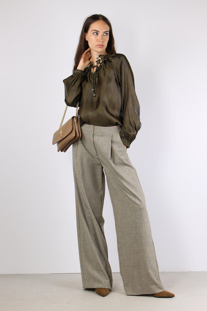 Camicia Arriccio Collo Inserto Militare