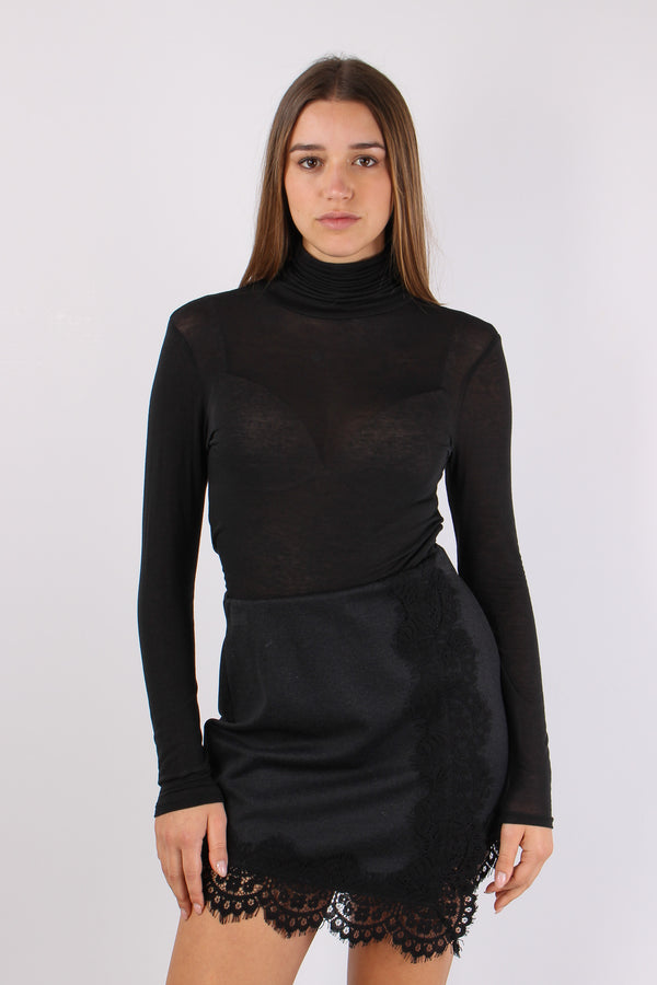 Lupetto Misto Cashmere Nero-2