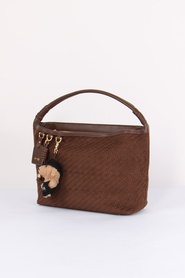 Zelda Pochette Intreccio Moro-2