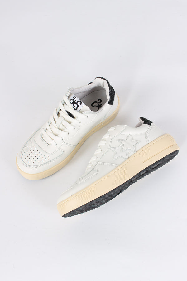 Sneakers Padel Star Glitter Bianco/argento-2