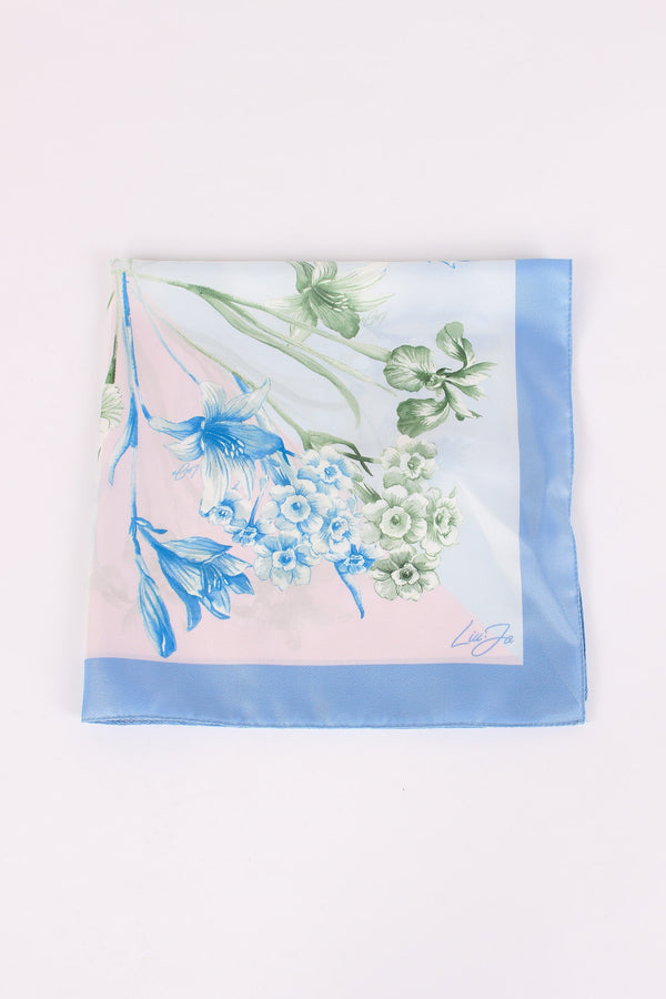 Foulard Flowery Bright Blu