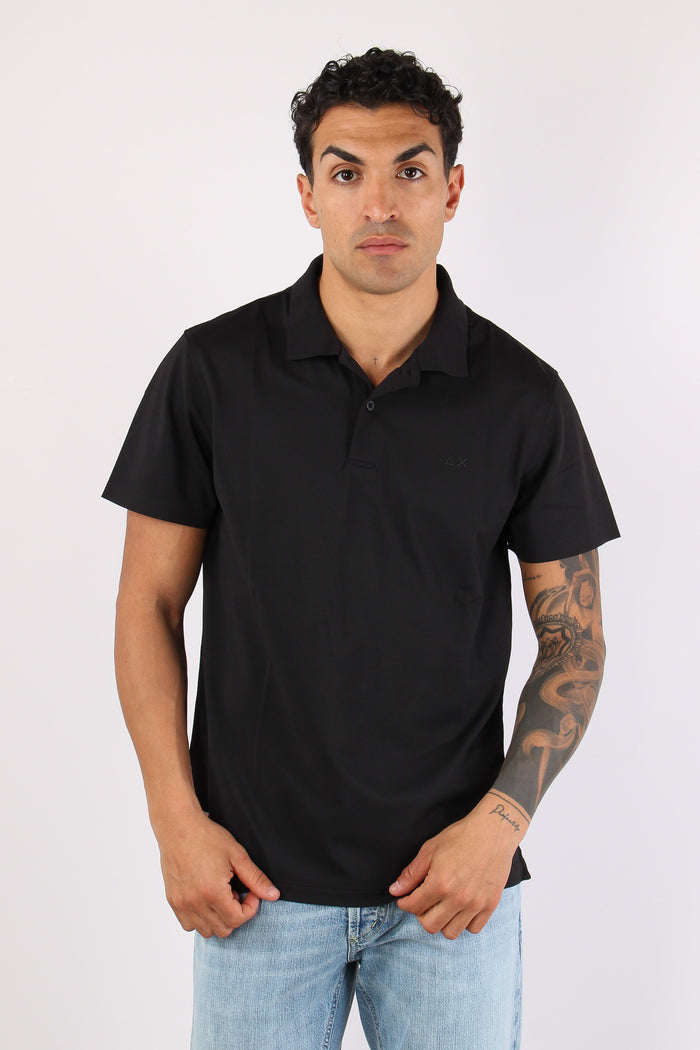 Polo Piquet Tecnica Nero