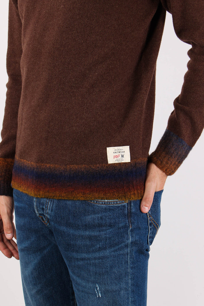 Collo Alto Polsino Sfumato Moro-10