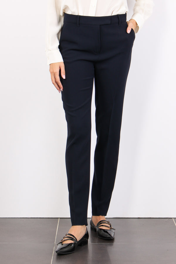 Jerta Pantalone Sigaretta Blue Navy-2