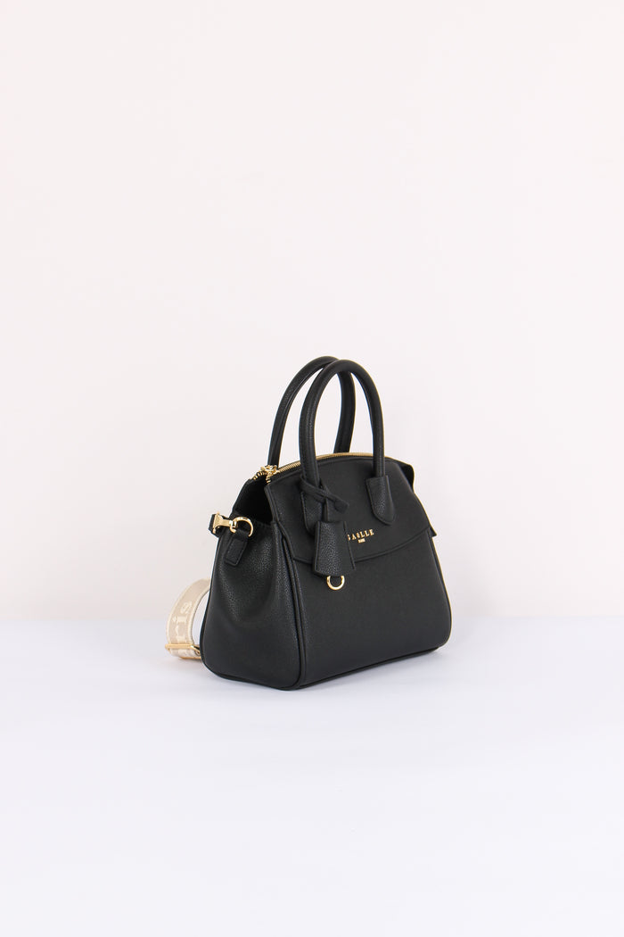 Borsa Tracolla Jacquard Nero-2