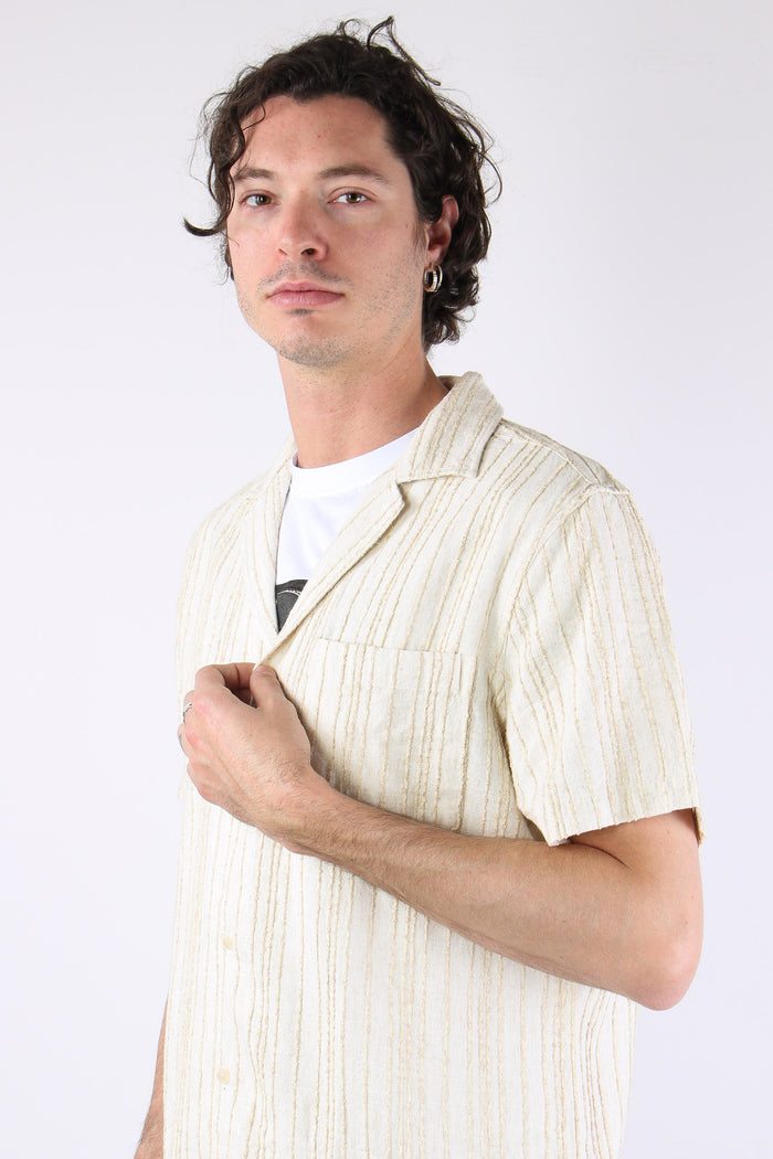 Camicia Mc Misto Lino Ecru-8