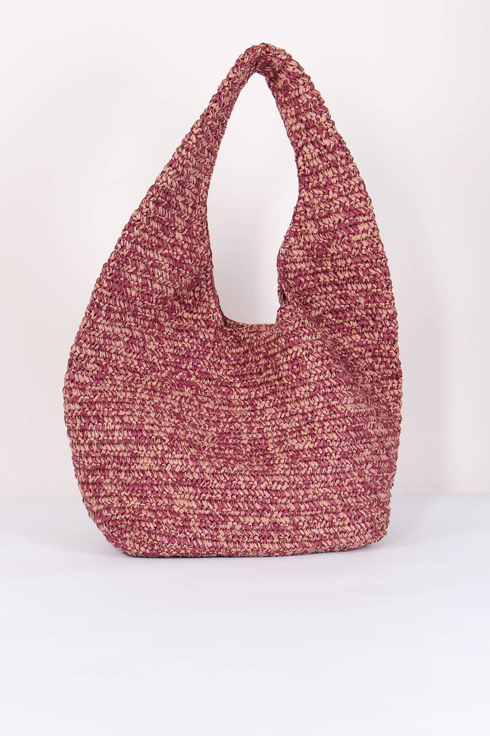 Maxi Hobo Rafia Viola-4