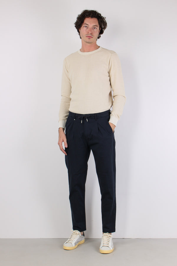 Pantalaccio Misto Lino Blu