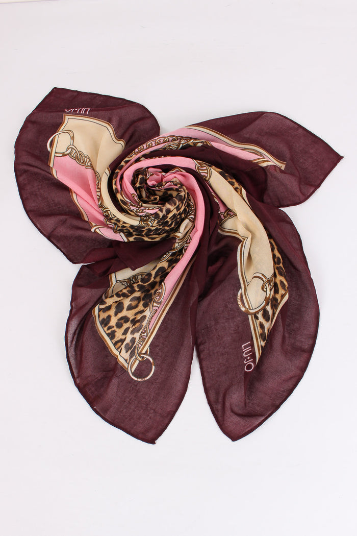 Foulard Catena Animalier Red-4