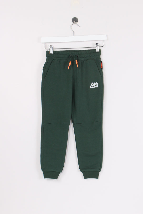 Pantalone Felpa Logo Verde