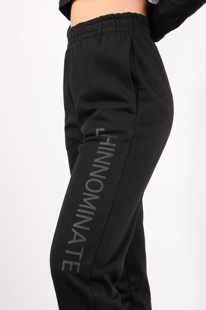 Pantalone Logo Gamba Nero-6