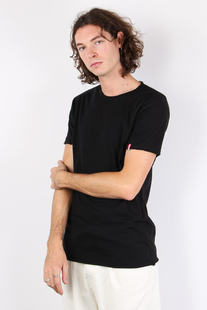 T-shirt Manica Corta Cotone Nero-2