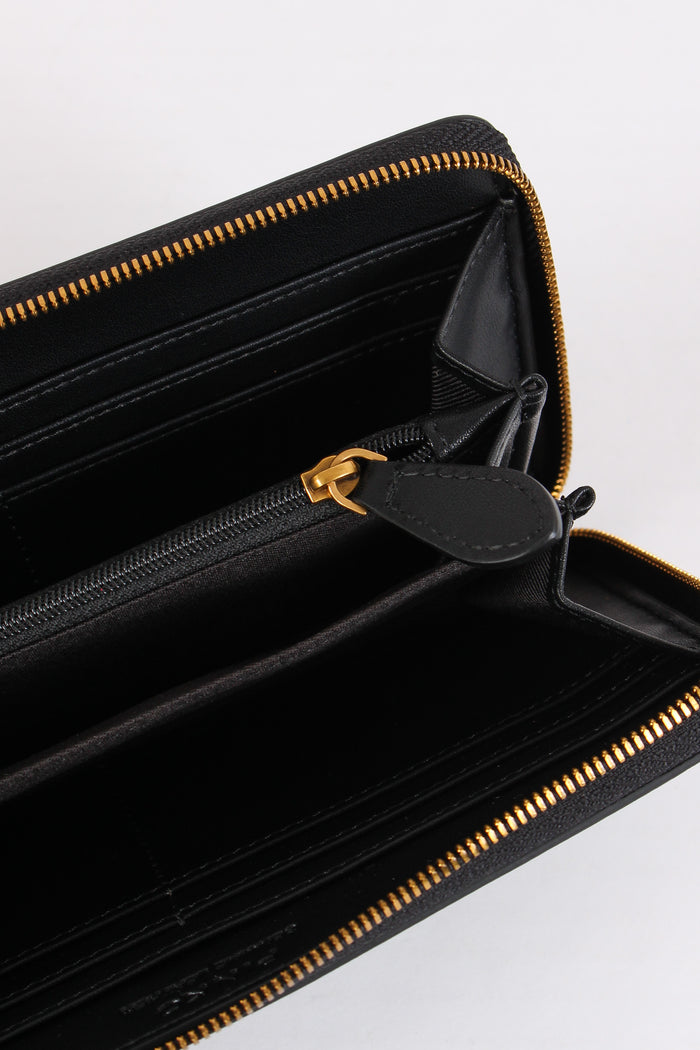 Ryder Portafoglio Zip Around P Nero/gold-6